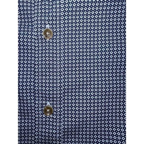 INGRAM Made in Italy 🇮🇹 long sleeve casual button-up Sz Medium - Picture 6 of 13